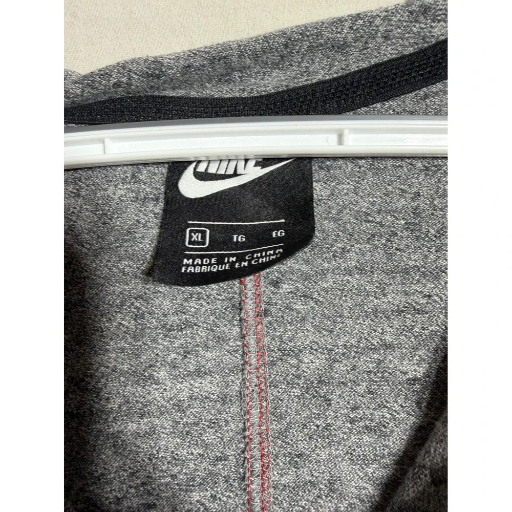 Nike Georgia Bulldogs Full Zip Hoodie Womens XL Grey Red Stitching NCAA Fan Gear
